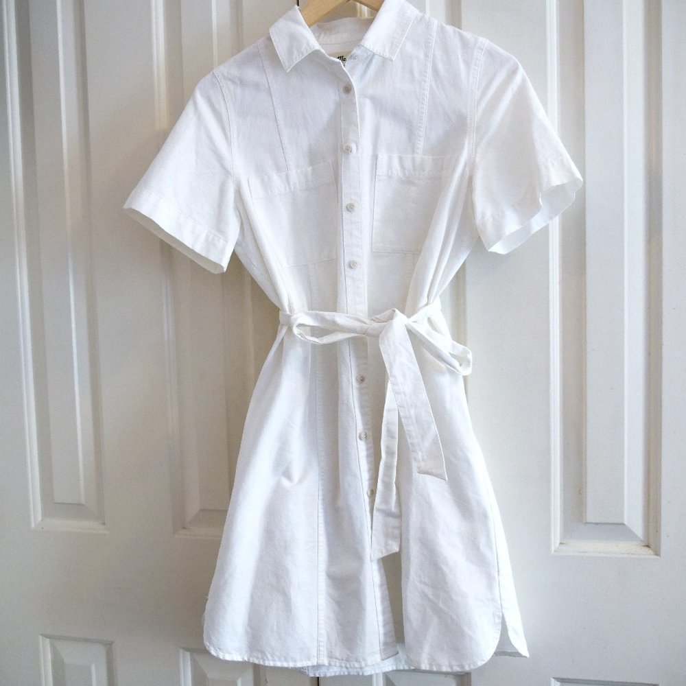 Madewell White Shirtdress